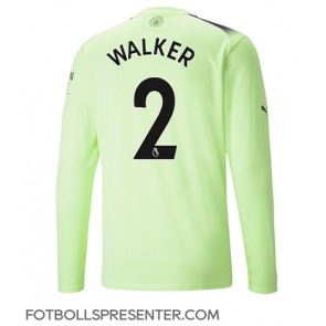 Manchester City Kyle Walker #2 Tredje Matchtröja 2022-23 Långärmad